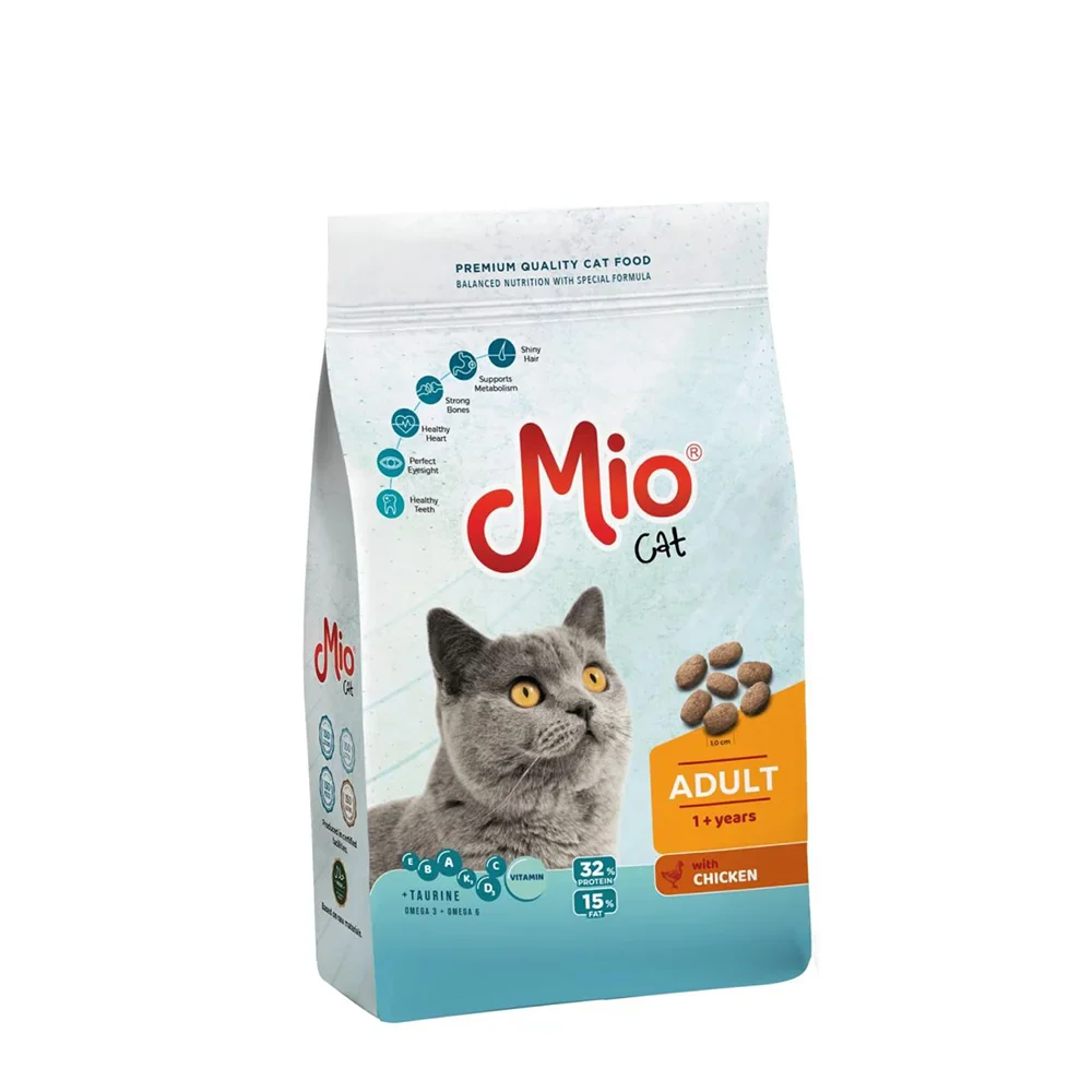 04-1 Mio Adult with Chicken Dry Food For Cat 1 Kg - الصورة 1