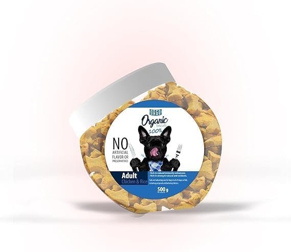 41ItkiumlcL._AC_ Orgo Organic Dog Biscuits - Chicken & Rice - الصورة 1
