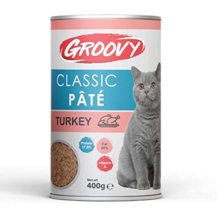 Groovy Cat Wet Food Classic Pate Turkey 400g