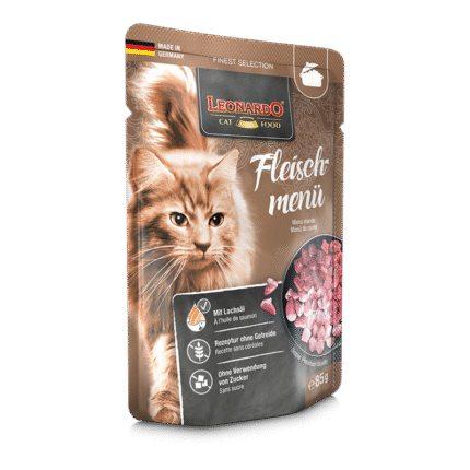 Leonardo Meat Menu Adult Cat Wet Food Pouch 85g
