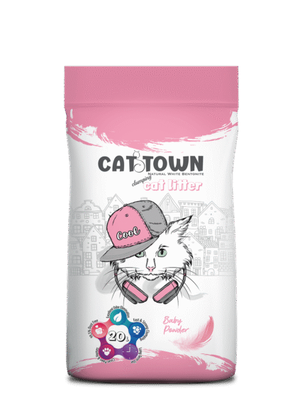 Cat Town Baby Powder Scented 20L