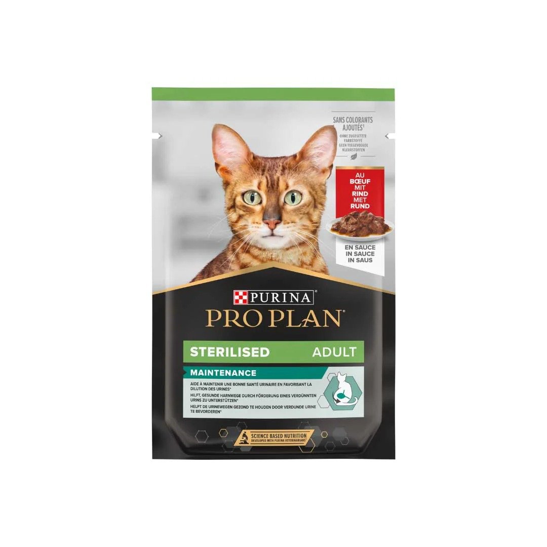 imgi_157_wetsterlised Purina Pro Plan Sterilised Wet Cat Food 85g - الصورة 1