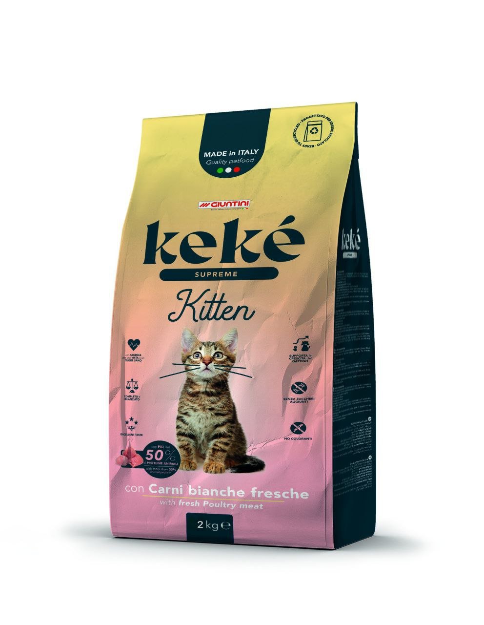 photo_6017344371512429447_y Keke Supreme Kitten Dry Food With Poultry Meat 2Kg - الصورة 1