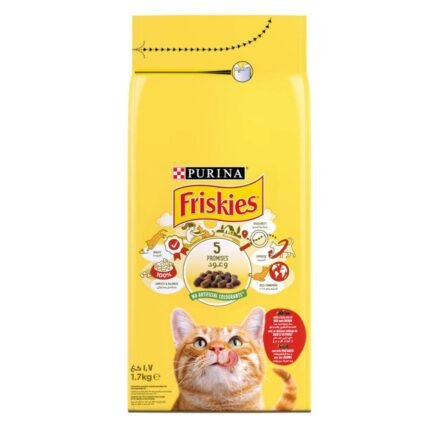Friskies Adult with Beef, Chicken & Vegetables – 1.7kg