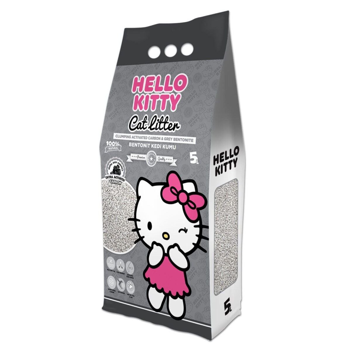 photo_6021773578011265295_y Hello Kitty Cat Litter 5L (extra activated carbon) - الصورة 1