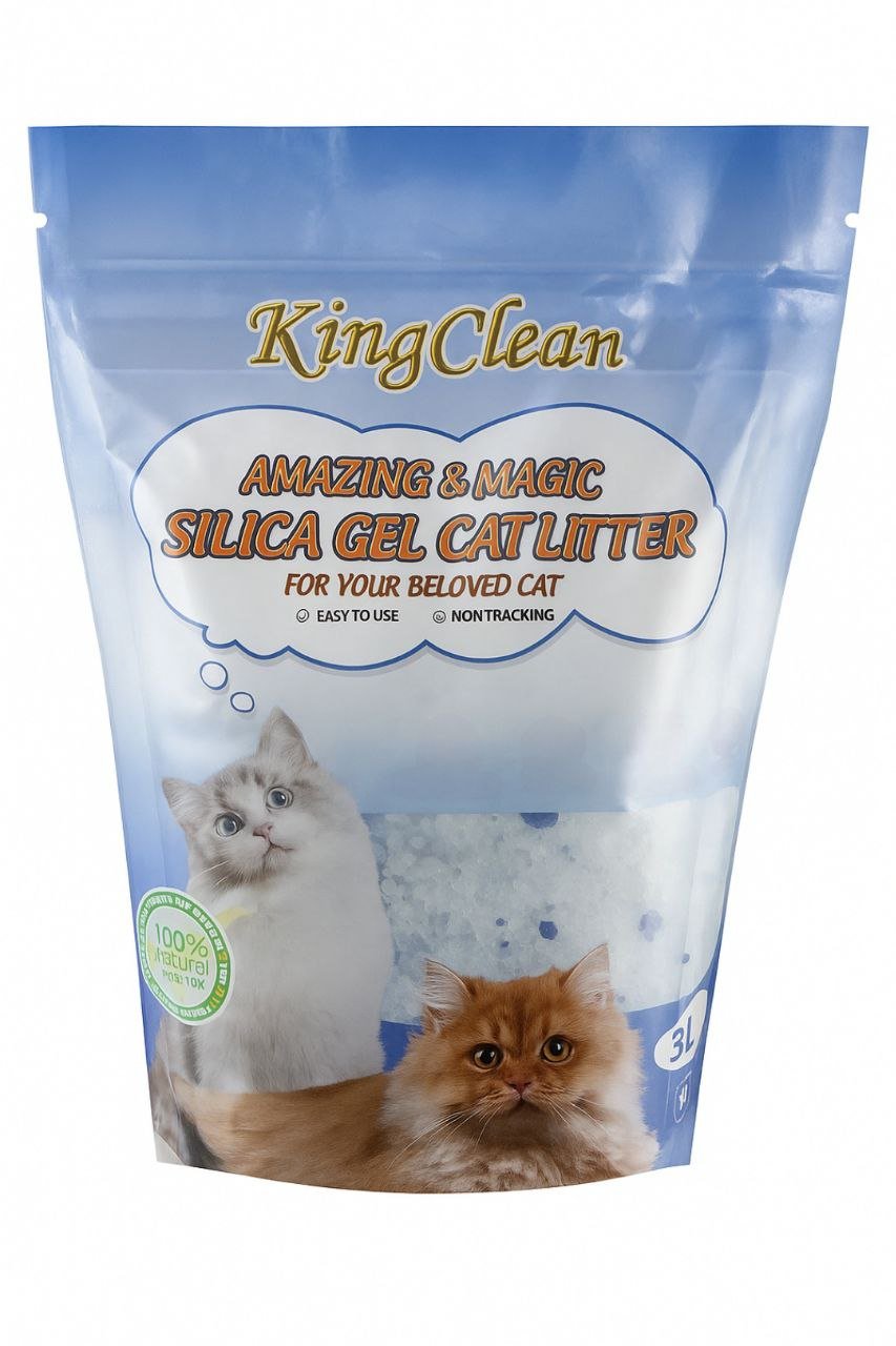 photo_6026277177638635276_y KingClean Amazing & Magic Silica Gel Cat Litter 3L (MARSEILLE SOAP) - الصورة 1