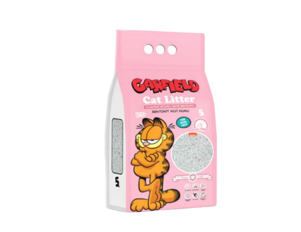 photo_6026277177638635308_y Garfield Cat Litter ( baby powder) 5L - الصورة 1