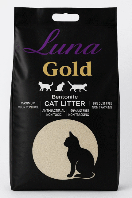 Luna Gold Bentonite Cat Litter (Lavender) 10L