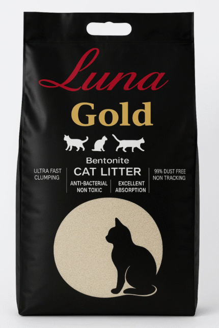 Luna Gold Bentonite Cat Litter (Rose) 10L