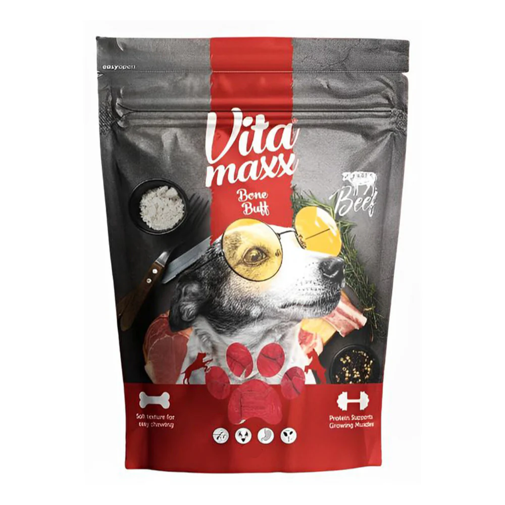 vita4 Vita Maxx Bone Buff Dog Treats With Beef Flavor 500g - الصورة 1